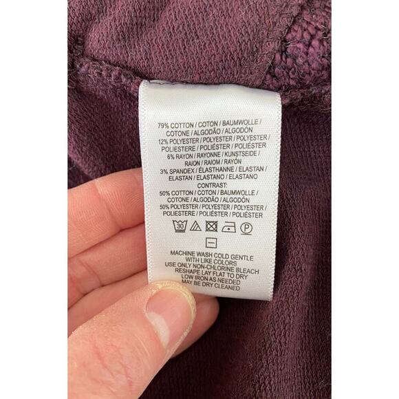 Anthropology Saturday Sunday Women's M Purple Open Duster Cardigan - Picture 8 of 9